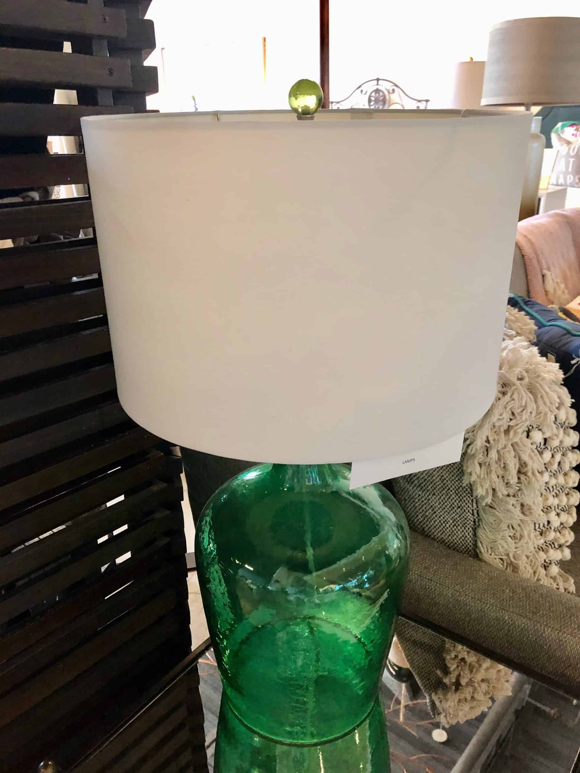 Kelly Green Table Lamp Holder Mattress